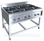 Плита газовая ПГК-69П шестигорелочная без жарочного шкафа (серия 900)
