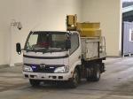 Автовышка мостовая Hino Dutro 300 Series I поколение кузов XZU368M класс автогидроподъёмник Aichi SE08C гв 2010 высота подъема люльки 10,5 м пробег 126 т.км белый