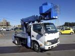 Автовышка Hino Dutro 300 Series II поколение кузов XZU600E класс автогидроподъёмник Tadano AT-121G гв 2012 высота подъема корзины 12,1 м., пробег 23 т.км белый