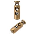 PFR03 Фиксатор пластиковый 25,0х8,4мм, отв.4,0мм, упак(50шт) Bronze (бронза)