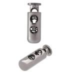 PFR03 Фиксатор пластиковый 25,0х8,4мм, отв.4,0мм, упак(50шт) Nickel (черный никель)