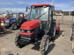 Минитрактор с/х Mitsubishi MT Series Palceed GX MT368 модификация сельскохозяйственный мини трактор гв 2000 – 2004 кабина 4х4 фреза наработка 1556 мч красный