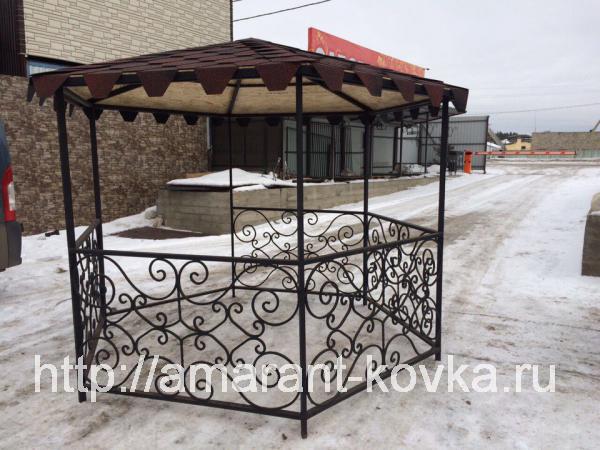 Металлическая беседка купить в Москве по цене 98000 ₽ - ООО Амарант