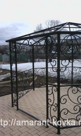 Металлическая беседка купить в Москве по цене 98000 ₽ - ООО Амарант