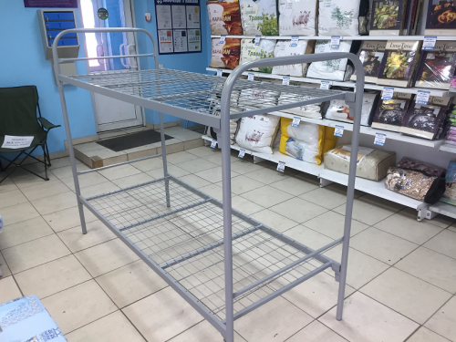 Кровать металлическая двухъярусная широкая усиленная "Арт-006+" купить ...