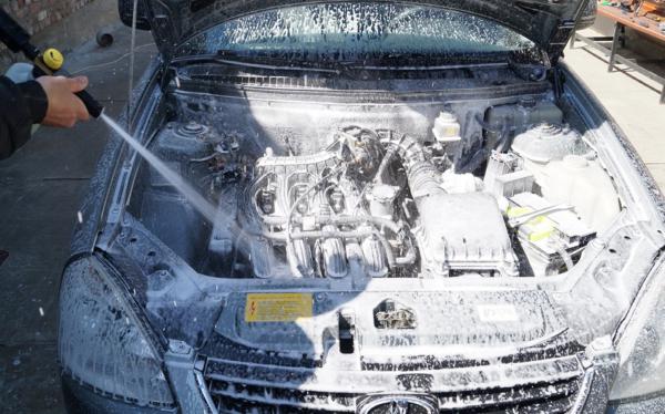 Мойка двигателя. Как это делаю я. - Mitsubishi Outlander (1G), 2,4 л, 2007 года 