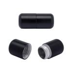 9398398 Фиксатор для шнурков винтовой 18*8мм, металл, чёрный, упак(2шт)