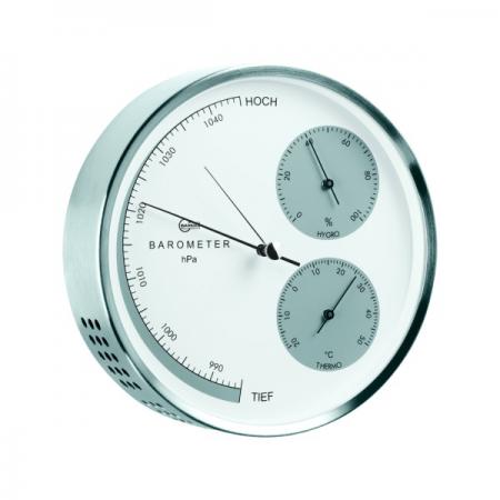 Станция погоды из нержавеющей стали Barigo 351 барометр / термометр ...