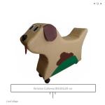 Мягкая каталка на колесиках Собачка