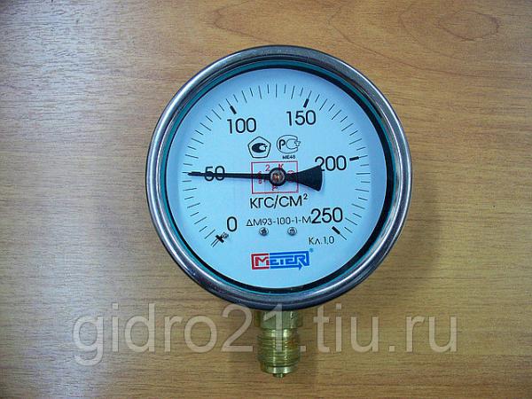 Манометр гидравлический виброустойчивый Д100 купить по цене 100 ₽ в ...