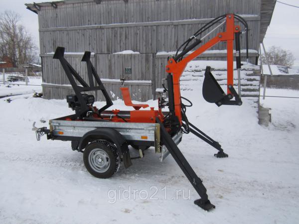 Прицепной мини-экскаватор \"ЭКомпакт-ПР\" купить по цене 510000 ₽ в ...