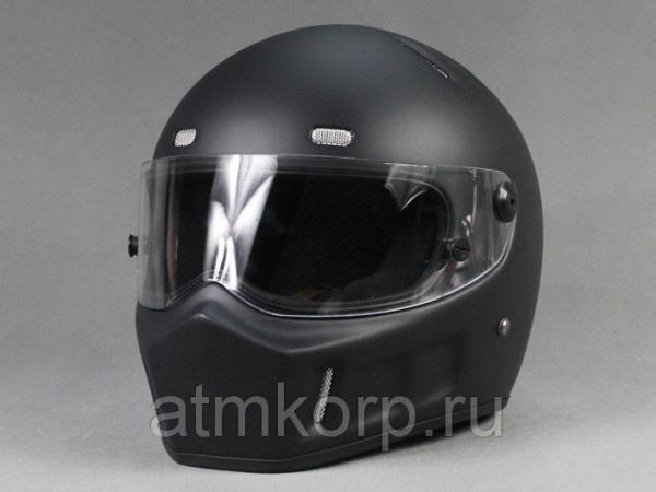 Мотошлем Star Wars full-face чёрный мотоэкипировка полностью закрытый ...