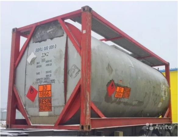 Танк-контейнер 24000 литров в наличии купить по цене 650000 ₽ в Санкт ...