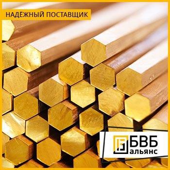 Шестигранник латунный 30 мм Л63 купить по цене 489000 ₽ в Красноярске ...
