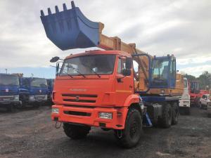 Экскаватор-планировщик UDS-114 на шасси КамАЗ 43118