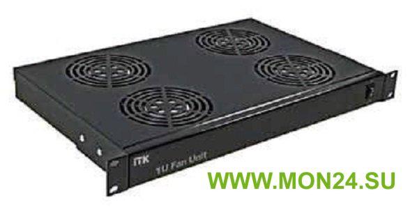 ITK FM05-1U4TS, 1U, 4 вентилятора: Вентиляторный модуль с цифровым ...
