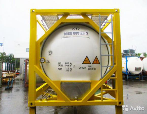 Танк-контейнер 17500 литров в наличии купить в Санкт-Петербурге на ...