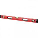 Уровень алюминиевый, 1000 мм, 3 глазка, ударопрочные заглушки, двухкомпонентные ручки Matrix ProFI