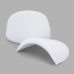 ВТМ-16 Плечевые накладки из твердого поролона обшитые, втачные 16*110*170 (чёрный) белый