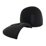 ВК-12/6 Плечевые накладки втачные с плотной обшивкой и контактной лентой, 12*100*150мм чёрный