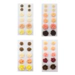 Набор декоративных элементов 'Цветы', ассорти 44 шт, Astra&Craft