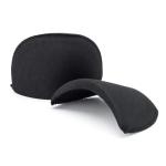 ВТМ-13 Плечевые накладки из твердого поролона обшитые, втачные 13*90*160 (чёрный) чёрный