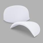 ВТТМ-10 Плечевые накладки из твердого поролона обшитые, втачные 10*90*160 белый