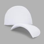 ВТМ-13 Плечевые накладки из твердого поролона обшитые, втачные 13*90*160 (чёрный) белый