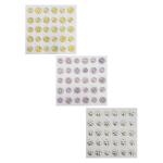 Набор декоративных клеевых страз №3 ассорти 3 цвета