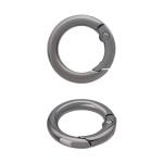 Карабин-кольцо 15мм (25*25мм), металл черный никель