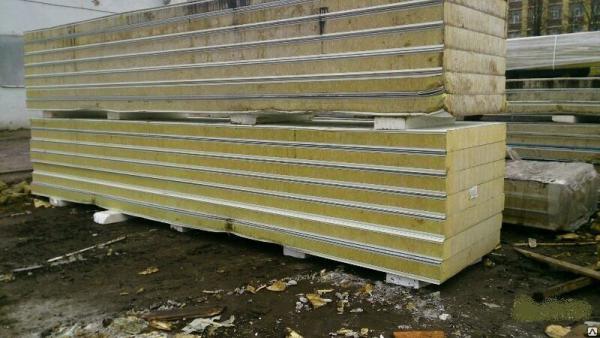 Сэндвич панели Минвата 100 мм бу Вналичии купить по цене 700 ₽ в Санкт ...