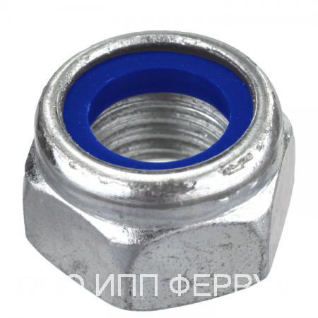 Гайка Самоконтрящаяся М 12 ГОСТ Р 50273-92 (DIN 985) Оцинк. С.