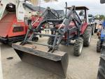 Трактор с/х Shibaura V Series Stiger V52F модификация сельскохозяйственный трактор лёгкий класс гв 1996 – 2002 крыша 4х4 КУН ковш наработка 1341 мч красный