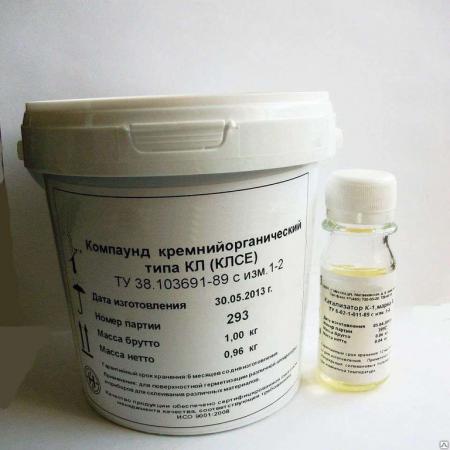 Компаунд кремнийорганический типа КЛ (КЛСЕ) купить по цене 1850 ₽ в ...