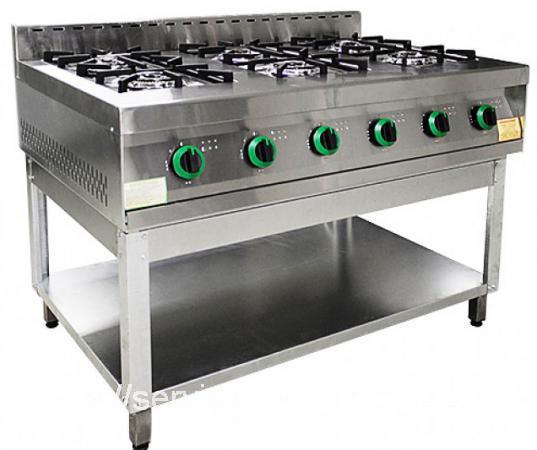 Плита газовая 6-ти конфорочная без жар. шкафа ПГ-6-01 ПТ купить по цене ...