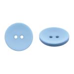 NE188 Пуговица 36L (23мм) 2 прокола, пластик Blue1 (синий 1)