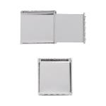 UNK02 Наконечник (зажим) для шнура/ ремня установочный 10мм металл Silver (серебристый)