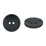 NE188 Пуговица 36L (23мм) 2 прокола, пластик Black ( черный)