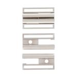 GP96 Пряжка-застежка для пояса-резинки 40мм (44,5*30,1мм) металл Silver (серебристый)