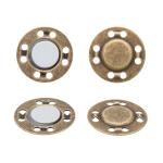 MG03 Кнопка магнитная пришивная 21мм металл Bronze (бронза)