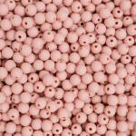 1AL139-1 Бусины пластиковые, матовые, круглые, 6мм, 500гр, Astra&Craft 59210 бежевый