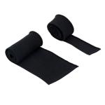 CL-054 Комплект для поло: воротник 40 см*7см + 2 манжета 40см*3см (100% полиэстер) черный