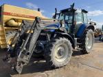 Трактор с/х New Holland TM Series TM125 модификация сельскохозяйственный трактор средний класс гв 2000 – 2005 кабина 4х4 КУН наработка 5235 мч синий