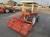 Минитрактор с/х Kubota L1 Series Sunshine Monroematic Z L1-235D модификация сельскохозяйственный мини трактор гв 1986 - 1991 крыша 4х4 фреза наработка 1382 мч красный
