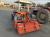 Минитрактор с/х Kubota L1 Series Sunshine Monroematic Z L1-235D модификация сельскохозяйственный мини трактор гв 1986 - 1991 крыша 4х4 фреза наработка 1382 мч красный