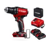 Бесщеточная дрель-шуруповерт 65Нм, 2 АКБ 20 В LMS 2 Ач, сумка, ЗУБР ДБ-65-22