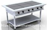 Плита электрическая 6-ти конфорочная ПЭ-6 OPTILINE.