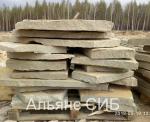 Плитчатый камень для подпорных стенок