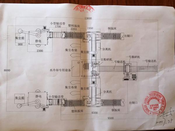 Электростатический сепаратор для разделения отходов кабеля купить по ...