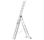 Лестница трехсекционная 14 ступеней 394/702/1010см, АЛЮБЭСТ DLE314